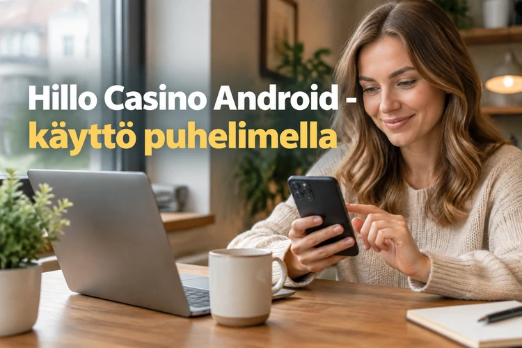 Hillo Casino Android - käyttö puhelimella