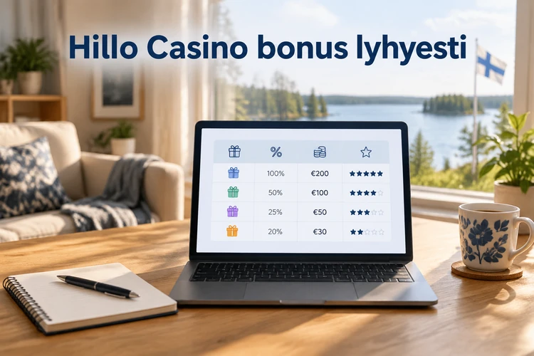 Hillo Casino bonus lyhyesti