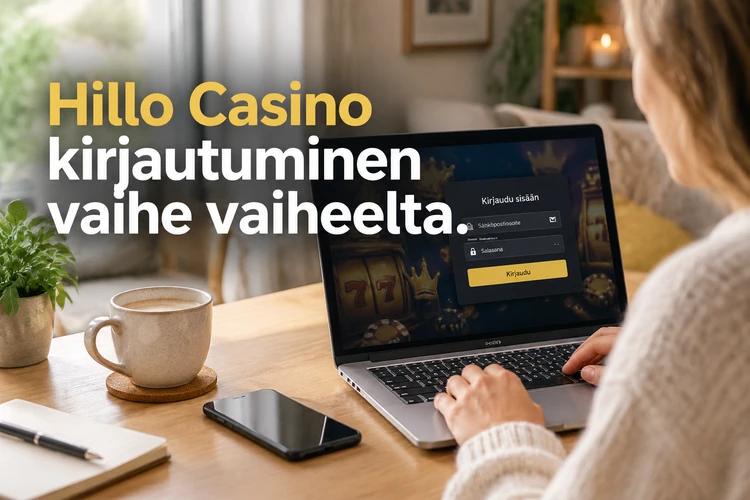 Hillo Casino kirjautuminen vaihe vaiheelta