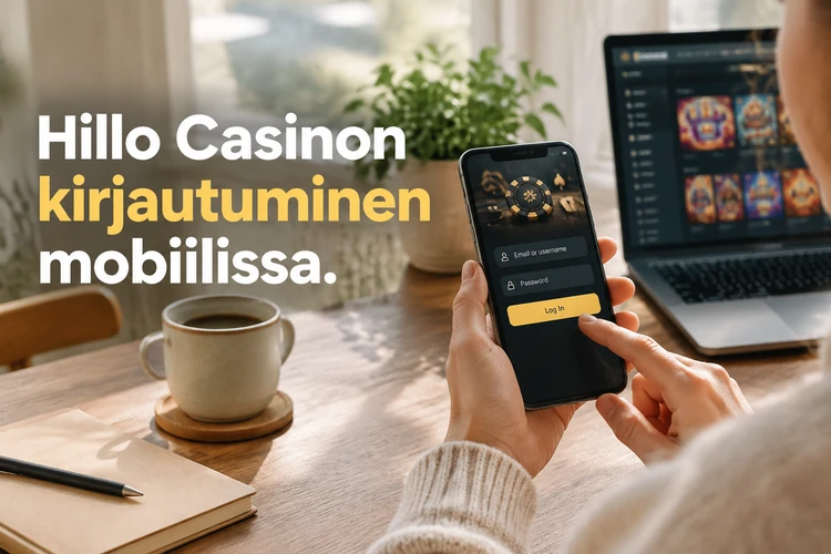 Hillo Casinon kirjautuminen mobiilissa