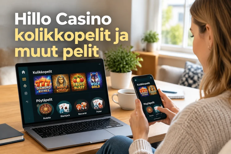 Hillo Casino kolikkopelit ja muut pelit